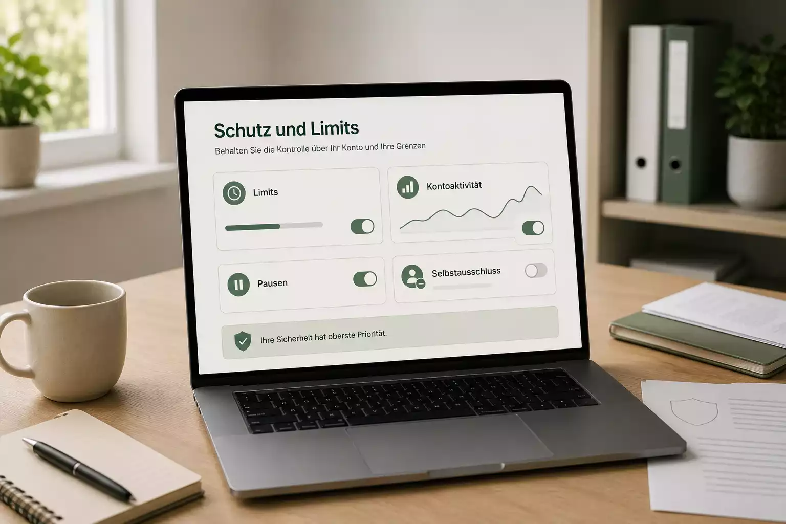 Übersichtliche Schutzsysteme mit Limitdatei, Aktivitätsdatei und Sperrhinweis